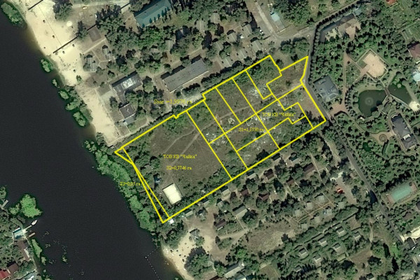 Продажа земельного участка в Киеве на берегу Днепра